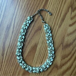 Vintage Lisner Golden Leaf Necklace